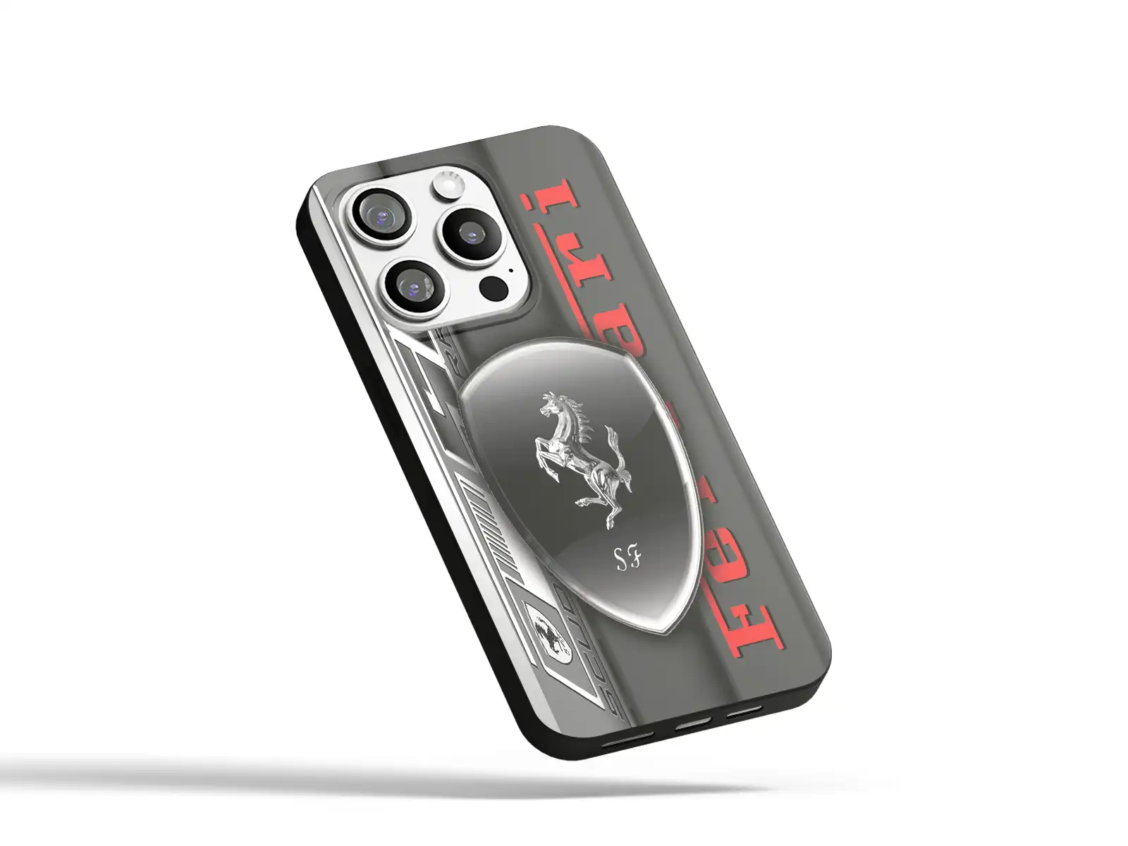 Ferrari Coque Silicone Smartphone Solide Professionnelle